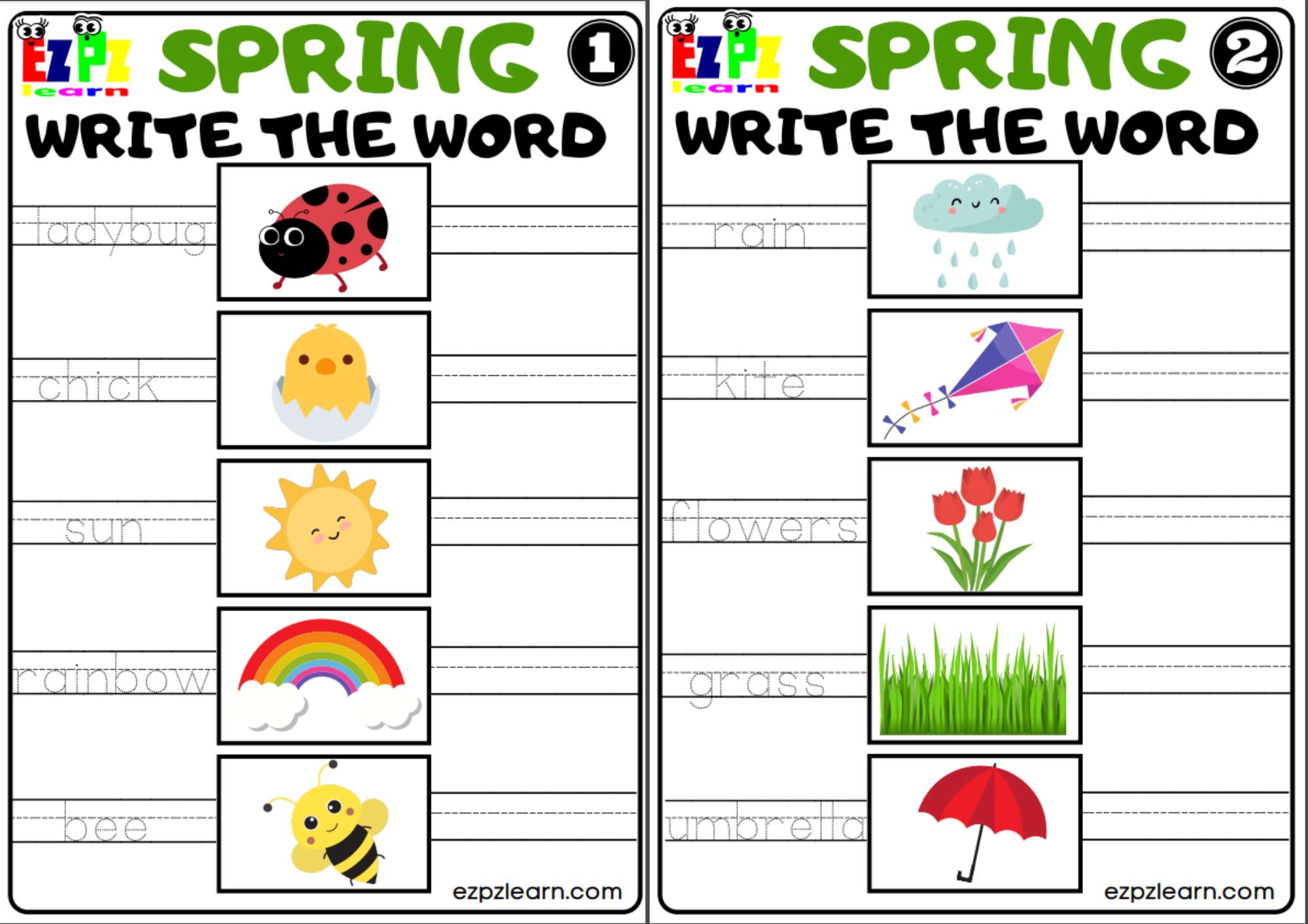 Spring season ezpzlearn
